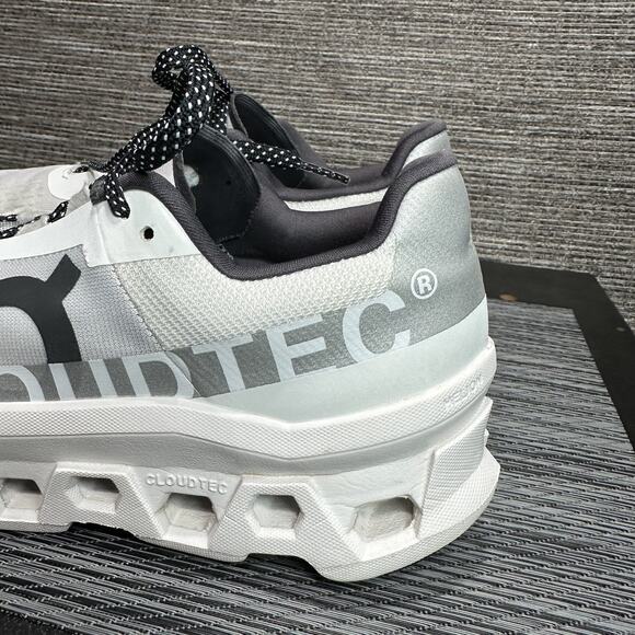 On Running Cloudmonster Shoes White Cloud Tec Helion 61.98433 - Womens Size 9.5 - Picture 2 of 15